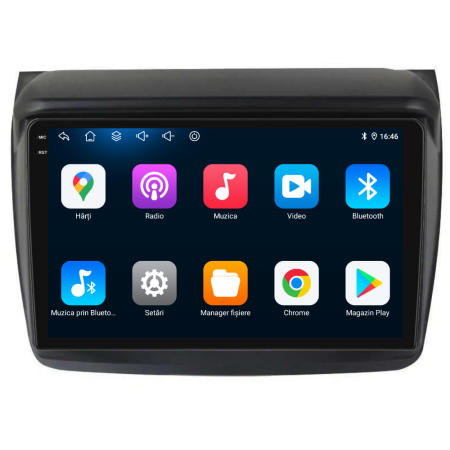 Navigatie Dedicata Mitsubishi Pajero Sport (2006-2013),QuadCore, 9Inch, 4Gb Ram, 64Gb Stocare, Carplay [4]
