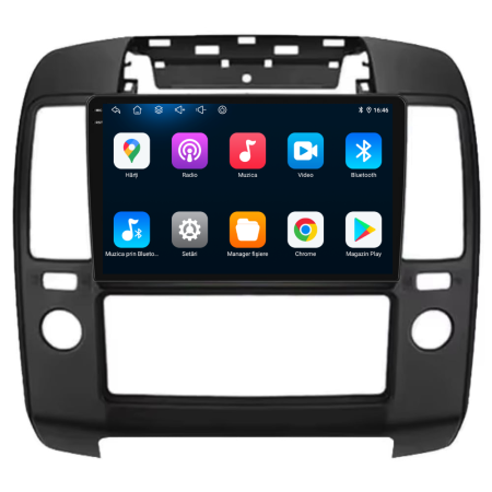 Navigatie Dedicata Nissan Navara (2004-2010),QuadCore, 9Inch, 4Gb Ram, 64Gb Stocare, Carplay [4]
