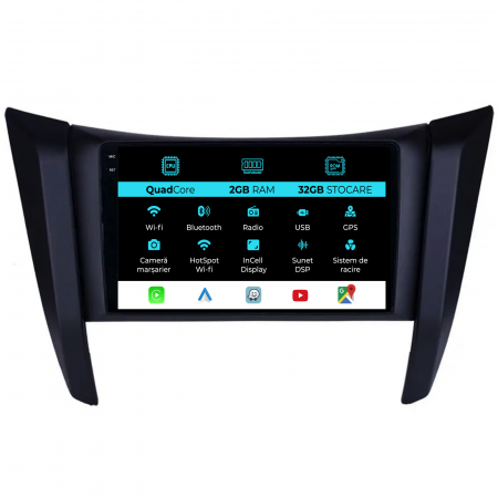 Navara (2015 - 2023) - Navigatie Dedicata Nissan Navara (2015-2022), 9Inch, 2Gb Ram, 32Gb Stocare, Carplay