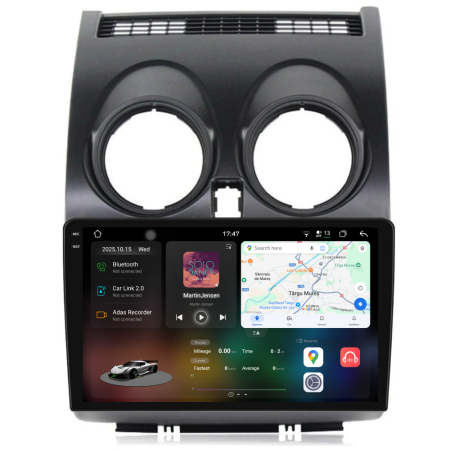 Qashqai J10 (2007-2013) - Navigatie Dedicata Nissan Qashqai J10 (2007-2013), 2K, 12Gb Ram, 256Gb Stocare, Carplay