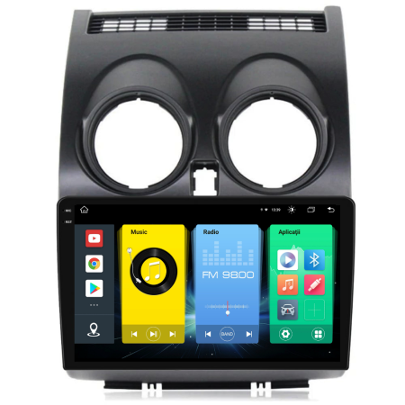 Navigatie Dedicata Nissan Qashqai J10 (2007-2013), 9Inch, 8Gb Ram, 256Gb Stocare, Carplay [6]