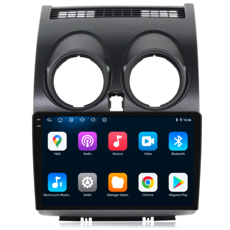 Navigatie Dedicata Nissan Qashqai J10 (2007-2013),QuadCore, 9Inch, 4Gb Ram, 64Gb Stocare, Carplay [4]