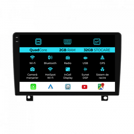 Astra H (2004 - 2009) - Navigatie Dedicata Opel Astra H (2004-2009), 9Inch, 2Gb Ram, 32Gb Stocare, Carplay