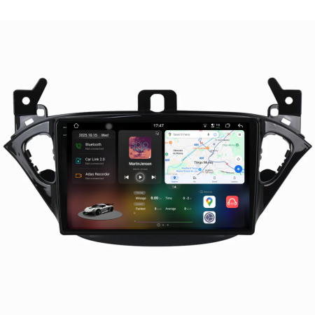 Adam (2012 - 2019) - Navigatie Dedicata Opel Corsa E/Adam (2012-2019), 2K, 12Gb Ram, 256Gb Stocare, Carplay