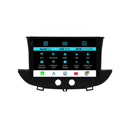 Grandland X (2017-2021) - Navigatie Dedicata Opel CrossLand X (2017-2021), 9Inch, 2Gb Ram, 32Gb Stocare, Carplay