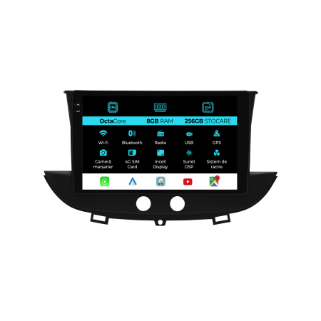 Grandland X (2017-2021) - Navigatie Dedicata Opel CrossLand X (2017-2021), 9Inch, 8Gb Ram, 256Gb Stocare, Carplay