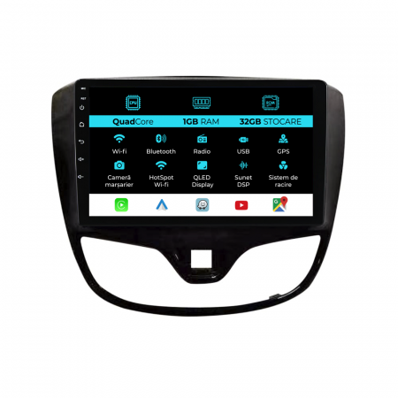 Karl (2015 - 2019) - Navigatie Dedicata Opel Karl (2015 - 2019), 9Inch, 1Gb Ram, 32Gb Stocare, Carplay