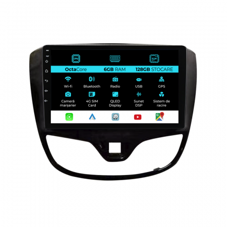Karl (2015 - 2019) - Navigatie Dedicata Opel Karl (2015 - 2019), 9Inch, 6Gb Ram, 128Gb Stocare, Carplay
