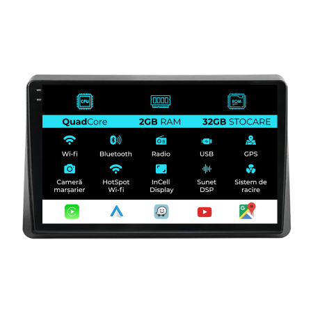 Movano (2020 - 2024) - Navigatie Dedicata Opel Movano (2020-2024), 10Inch, 2Gb Ram, 32Gb Stocare, Carplay