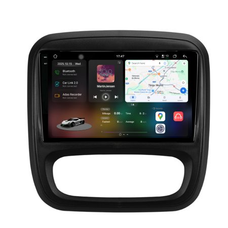 Trafic (2015 - 2019) - Navigatie Dedicata Opel Vivaro/Renault Trafic/Fiat Talento (2014 - 2018), 2K, 12Gb Ram, 256Gb stocare, Carplay