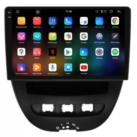 Navigatie Dedicata Peugeot 107 (2005 - 2015), 2K, 12Gb Ram, 256Gb Stocare, Android Auto, Carplay [2]