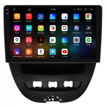 Navigatie Dedicata Peugeot 107/Citroen C1/Toyota Aygo (2005-2015),2K, 12Gb Ram, 256Gb Stocare, Carplay [2]