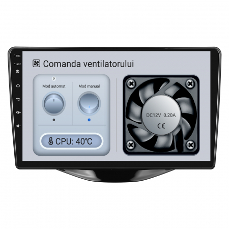 Navigatie Dedicata Peugeot 107/Citroen C1/Toyota Aygo (2014 - 2022), 9Inch, 4Gb Ram, 64Gb Stocare, Bluetooth, WiFi, Carplay [2]