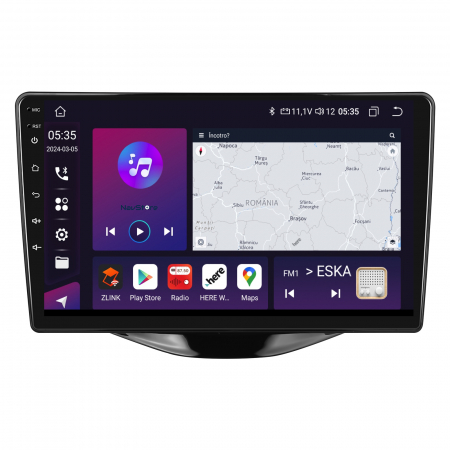 Navigatie Dedicata Peugeot 107/Citroen C1/Toyota Aygo (2014 - 2022), 9Inch, 4Gb Ram, 64Gb Stocare, Bluetooth, WiFi, Carplay [1]