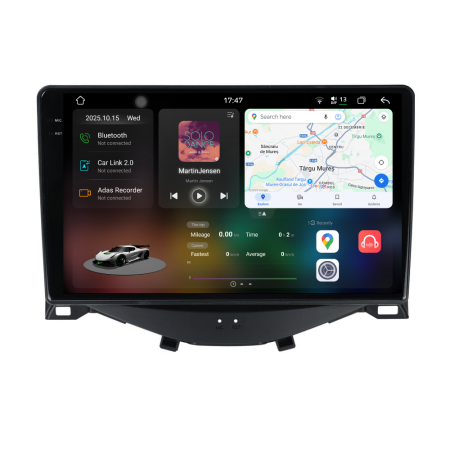 Navigatii Dedicate - Navigatie Dedicata Citroen C1 (2014 - 2022), 2K, 12Gb Ram, 256Gb Stocare, Android Auto, Carplay