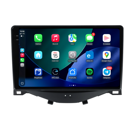 Navigatie Dedicata Peugeot 108/Citroen C1/Toyota Aygo (2014 - 2022), 9Inch, 4Gb Ram, 64Gb Stocare, Carplay [2]