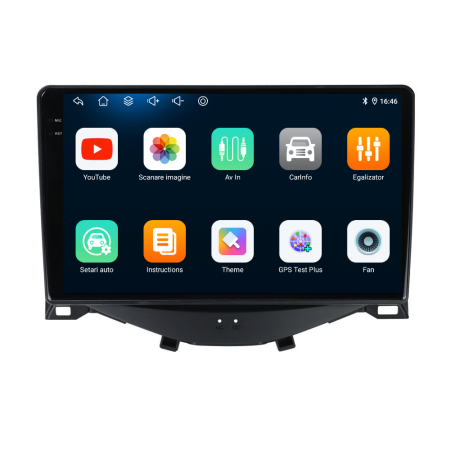Navigatie Dedicata Peugeot 108/Citroen C1/Toyota Aygo (2014 - 2022), 9Inch, 6Gb Ram, 128Gb Stocare, Carplay [5]