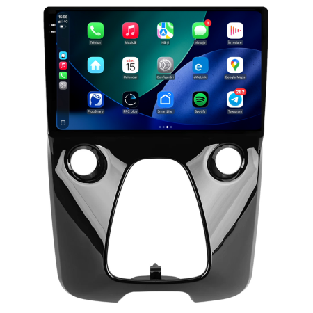 Navigatie Dedicata Peugeot 108/Citroen C1/Toyota Aygo (2014 - 2022), 9Inch, 8Gb Ram, 256Gb Stocare, Carplay [2]