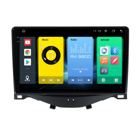 Navigatie Dedicata Peugeot 108/Citroen C1/Toyota Aygo (2014 - 2022), 9Inch, 8Gb Ram, 256Gb Stocare, Carplay [6]