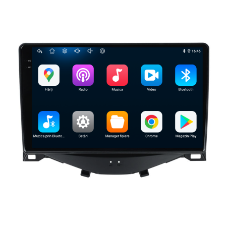 Navigatie Dedicata Peugeot 108/Citroen C1/Toyota Aygo (2014 - 2022),QuadCore, 9Inch, 4Gb Ram, 64Gb Stocare, Carplay [4]