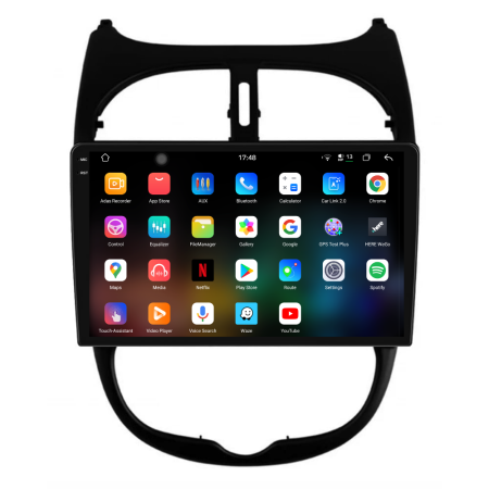 Navigatie Dedicata Peugeot 206 (2001-2008), 2K, 12Gb Ram, 256Gb Stocare, Carplay [2]