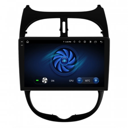 Navigatie Dedicata Peugeot 206 (2001-2008), 2K, 8Gb Ram, 256Gb Stocare, Carplay [7]