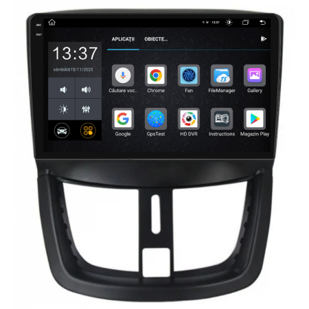 Navigatie Dedicata Peugeot 207 (2006-2015), 2K, 8Gb Ram, 256Gb Stocare, Carplay [5]