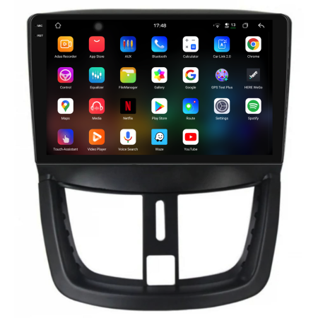 Navigatie Dedicata Peugeot 207 (2006-2015), 2K, 12Gb Ram, 256Gb Stocare, Carplay [2]