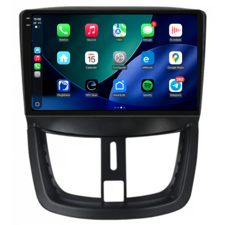Navigatie Dedicata Peugeot 207 (2006-2015), 9Inch, 2Gb Ram, 32Gb Stocare, Carplay [2]