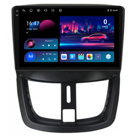 Navigatie Dedicata Peugeot 207 (2006-2015), 9Inch, 2Gb Ram, 32Gb Stocare, Carplay [3]