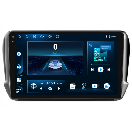 Navigatie Dedicata Peugeot 208/2008 (2013-2018), 10Inch, 4Gb Ram, 64Gb Stocare, Carplay [6]