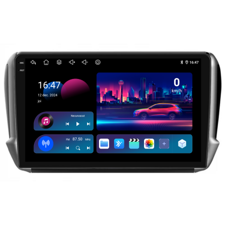 Navigatie Dedicata Peugeot 208/2008 (2013-2018), 10Inch, 6Gb Ram, 128Gb Stocare, Carplay [3]