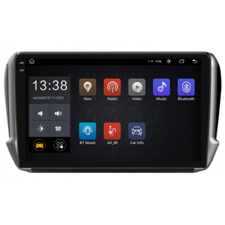 Navigatie Dedicata Peugeot 208/2008 (2013-2018), 2K, 8Gb Ram, 256Gb Stocare, Carplay [3]