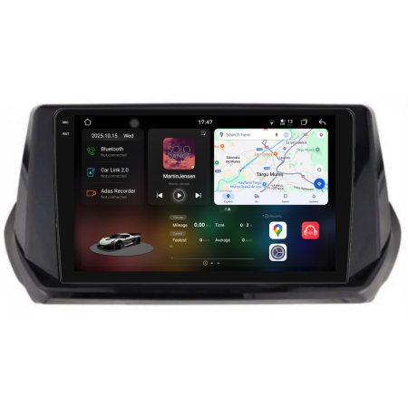 208 (2019 - 2024) - Navigatie Dedicata Peugeot 208 (2019-2024), 2K, 12Gb Ram, 256Gb Stocare, Carplay