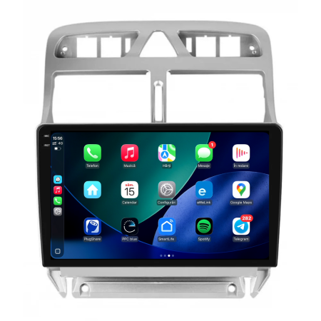 Navigatie Dedicata Peugeot 307 (2000-2013), 2K, 8Gb Ram, 256Gb Stocare, Carplay [2]