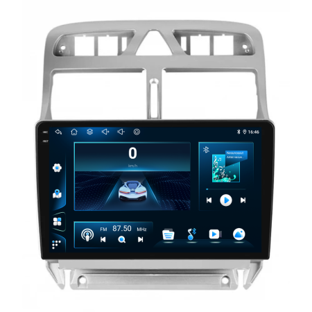 Navigatie Dedicata Peugeot 307 (2000-2013), 9Inch, 6Gb Ram, 128Gb Stocare, Carplay [6]