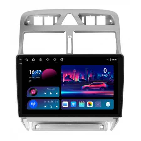 Navigatie Dedicata Peugeot 307 (2000-2013), 9Inch, 6Gb Ram, 128Gb Stocare, Carplay [3]