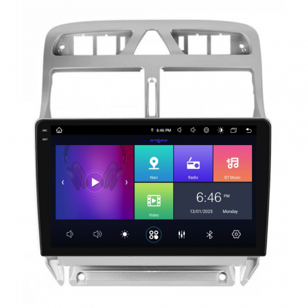 Navigatie Dedicata Peugeot 307 (2000-2013), 2K, 8Gb Ram, 256Gb Stocare, Carplay [6]