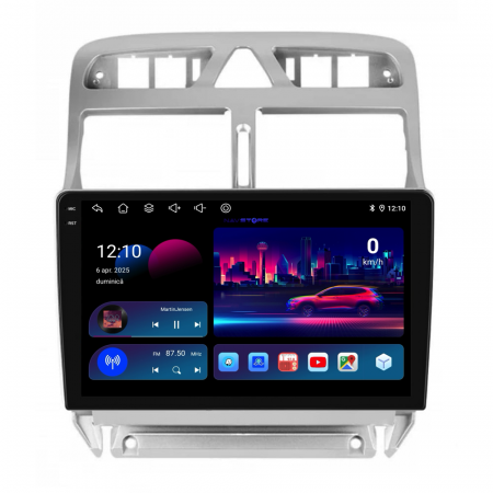 Navigatie Dedicata Peugeot 307 (2000-2013), 2K, 8Gb Ram, 256Gb Stocare, Carplay [3]