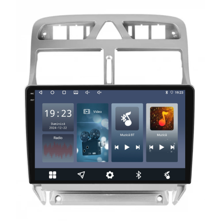 Navigatie Dedicata Peugeot 307 (2000-2013),QuadCore, 9Inch, 4Gb Ram, 64Gb Stocare, Carplay [6]