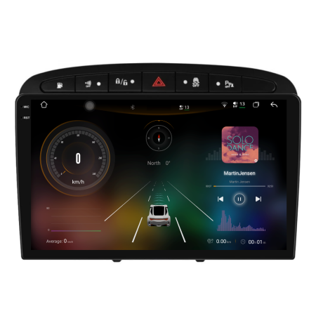 Navigatie Dedicata Peugeot 308/408 (2008-2013), 2K, 12Gb Ram, 256Gb Stocare, Carplay [1]