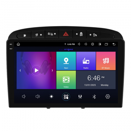 Navigatie Dedicata Peugeot 308/408 (2008-2013), 2K, 8Gb Ram, 256Gb Stocare, Carplay [6]