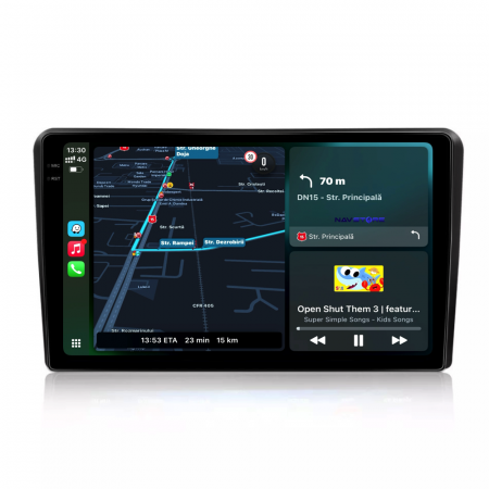 Navigatie Dedicata Peugeot 407 (2004 - 2011), 2K, 12Gb Ram, 256Gb Stocare, Carplay [3]