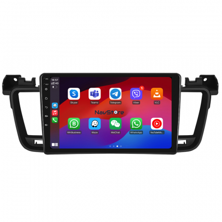 Navigatie Android Dedicata Peugeot 508 (2010-2018), 9Inch, 4Gb Ram, 64Gb Stocare, Bluetooth, WiFi, Carplay [5]