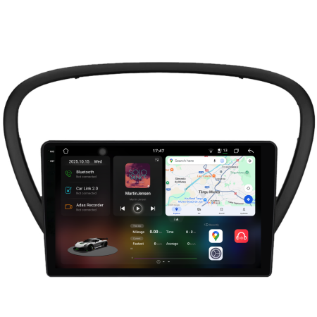 607 (2004 - 2011) - Navigatie Dedicata Peugeot 607 (2004-2011), 2K, 12Gb Ram, 256Gb Stocare, Carplay - Copie