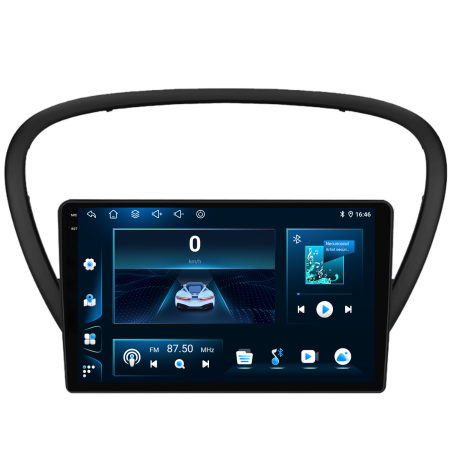 Navigatie Dedicata Peugeot 607 (2004-2011), 9Inch, 6Gb Ram, 128Gb Stocare, Carplay [6]