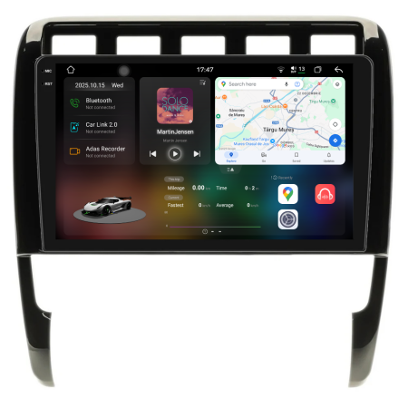 Porsche - Navigatie Dedicata Porsche Cayenne (2002-2010), 2K, 12Gb Ram, 256Gb Stocare, Carplay