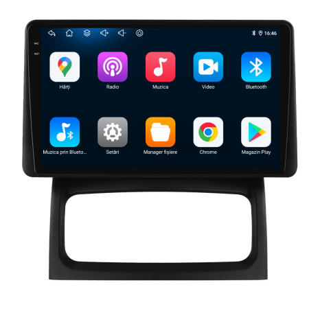 Navigatie Dedicata Renault Clio 2 (1998-2012), 9Inch, 6Gb Ram, 128Gb Stocare, Carplay [4]