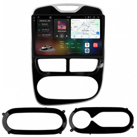 Clio 4 (2016 - 2019) - Navigatie Dedicata Renault Clio 4 (2012-2016), 2K, 12Gb Ram, 256Gb Stocare, Carplay