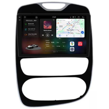 Clio 4 (2016 - 2019) - Navigatie Dedicata Renault Clio 4 (2016-2019), 2K, 12Gb Ram, 256Gb Stocare, Carplay